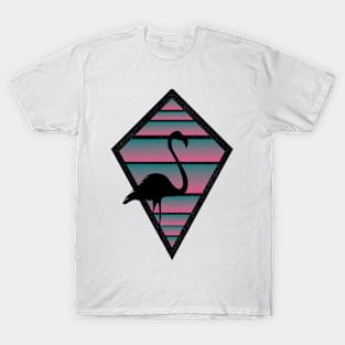 A Pink Retro Flamingo | Positivity T-Shirt